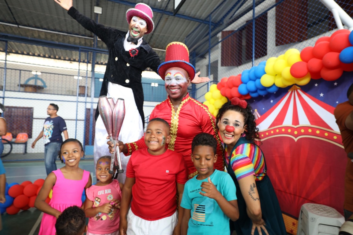 Dia das Crianças com o Circo Picolino. Foto: Wuiga Rubini/GOVBA