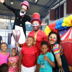 Dia das Crianças com o Circo Picolino. Foto: Wuiga Rubini/GOVBA