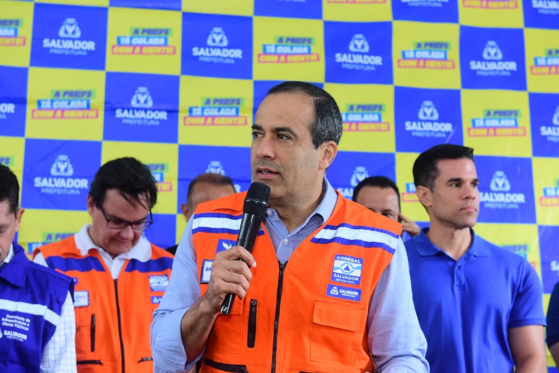 Prefeito Bruno Reis. Foto: Valter Pontes/ Secom PMS