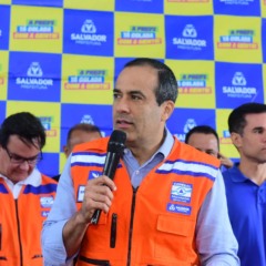Prefeito Bruno Reis. Foto: Valter Pontes/ Secom PMS