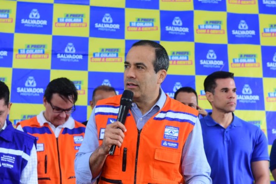 Prefeito Bruno Reis. Foto: Valter Pontes/ Secom PMS