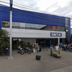 Agência da Caixa em Feira de Santana. Imagem: Google Street View/Reprodução