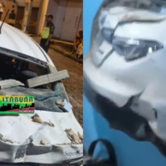 Carro desgovernado em Itabuna