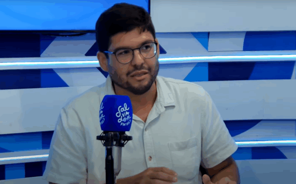 Diogo Medrado é comentarista no programa Ligação Direta