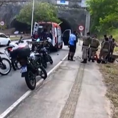 motociclista baleado