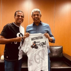 Thiancle Araújo e o governador Jerônimo Rodrigues. Foto: Divulgação