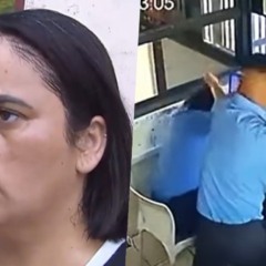 mulher agredida por colega porteiro