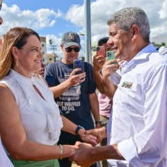 Sheila Lemos e Jer&ocirc;nimo Rodrigues. Foto: PMVC/Divulga&ccedil;&atilde;o