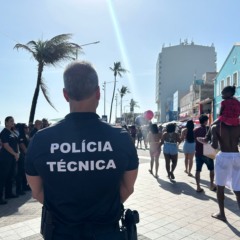 Polícia testa novo sistema de identificação de pessoas durante festa de aniversário da Salvador FM