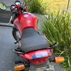 Moto recuperada na Via Parafuso. Foto: 12º BPM/PM-BA/Divulgação