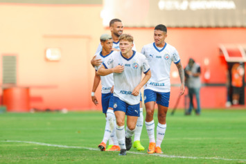 Garoto Dell abriu o placar para o Bahia. Foto: EC Bahia/Letícia Martins/Divulgação