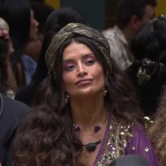 Aline Campos &eacute; primeira eliminada do BBB 26 &mdash; Foto: GLOBO