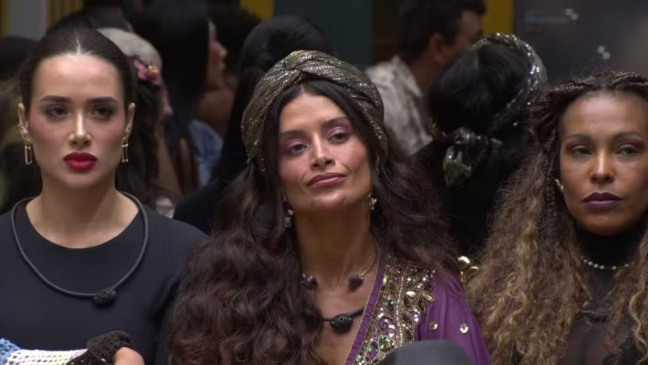 Aline Campos é primeira eliminada do BBB 26 — Foto: GLOBO