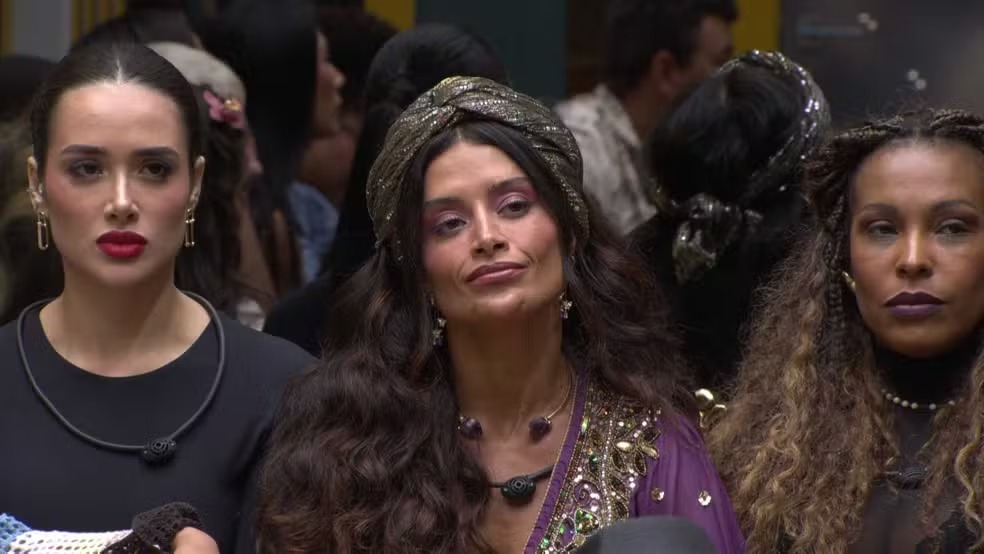 Aline Campos é primeira eliminada do BBB 26 — Foto: GLOBO Aline Campos é primeira eliminada do BBB 26 — Foto: GLOBO
