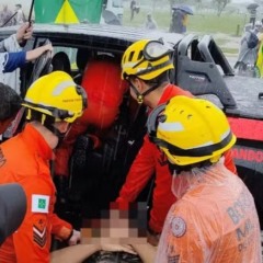 V&iacute;timas foram socorridas por agentes do Corpo de Bombeiros do Distrito Federal. Foto: Reprodu&ccedil;&atilde;o/Redes Sociais