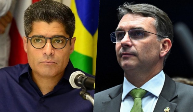 acm neto e flavio bolsonaro