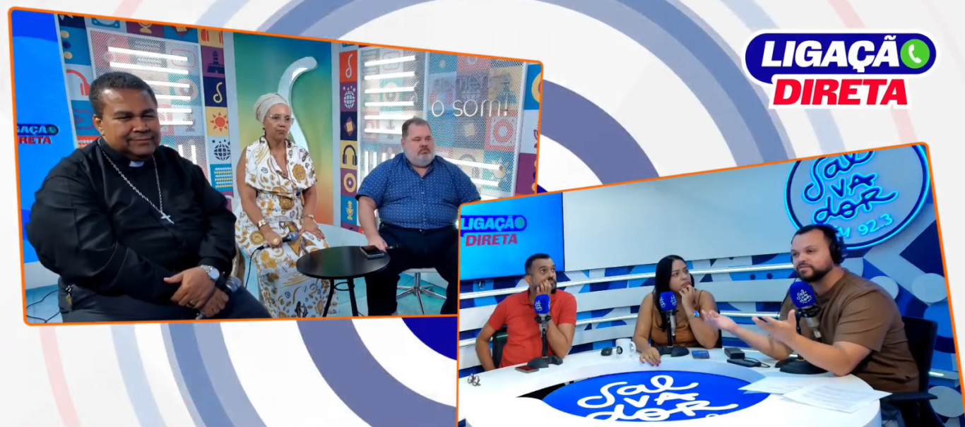 Lideranças religiosas no programa Ligação Direta Lideranças religiosas no programa Ligação Direta