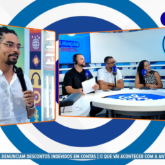 Marcelo Lemos durante entrevista ao programa Ligação Direta