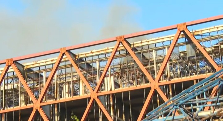 incêndio atinge centro de convenções incêndio atinge centro de convenções