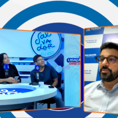 Secret&aacute;rio Pablo Souza no programa Liga&ccedil;&atilde;o Direta