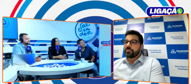 Secretário Pablo Souza no programa Ligação Direta