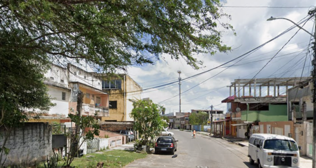 Rua Ruy Barbosa, em Paripe. Imagem: Google Street View/Reprodução