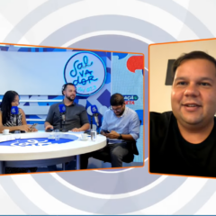 Décio Martins durante entrevista ao programa Ligação Direta