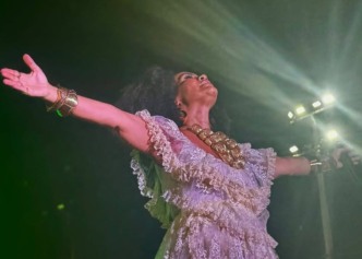 Mariene de Castro no carnaval de Salvador. Foto: Divulgação/Instagram Mariene de Castro no carnaval de Salvador. Foto: Divulgação/Instagram