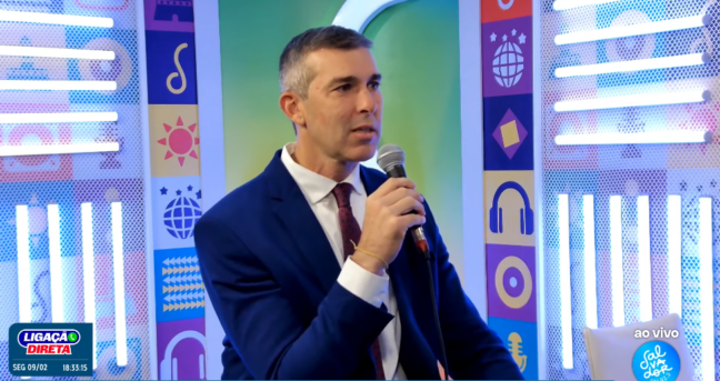 Secretário Marcelo Werner no programa Ligação Direta
