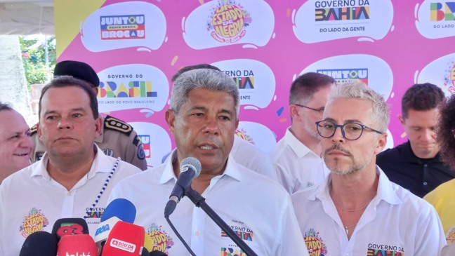 Jerônimo celebra presença de Lula no Carnaval de Salvador e destaca visibilidade para a Bahia