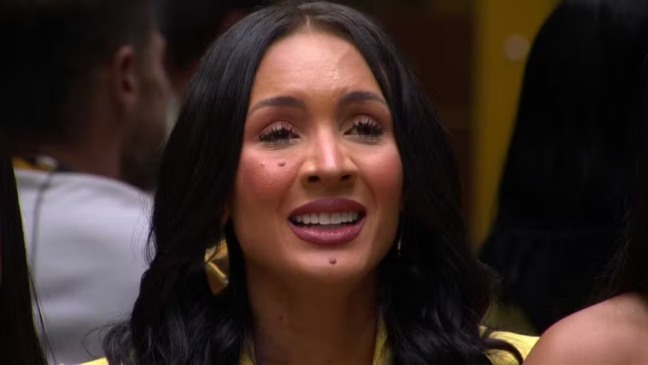 Maxiane é a sexta eliminada do reality — Foto: GLOBO