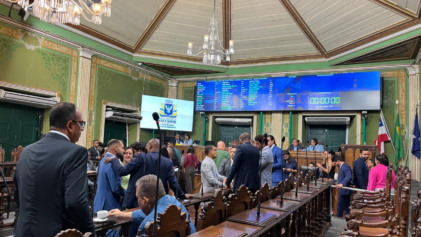 Plenário da Câmara de Salvador. Foto: Divulgação/CMS Plenário da Câmara de Salvador. Foto: Divulgação/CMS