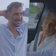 ator da globo é abordado durante gravação