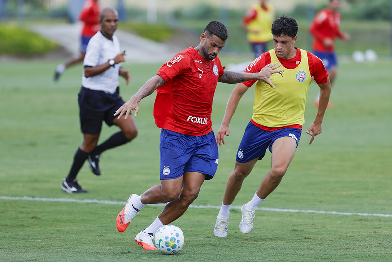 Bahia vence jogo-treino contra o Sub-20 com gols de Everton Ribeiro e companhia
